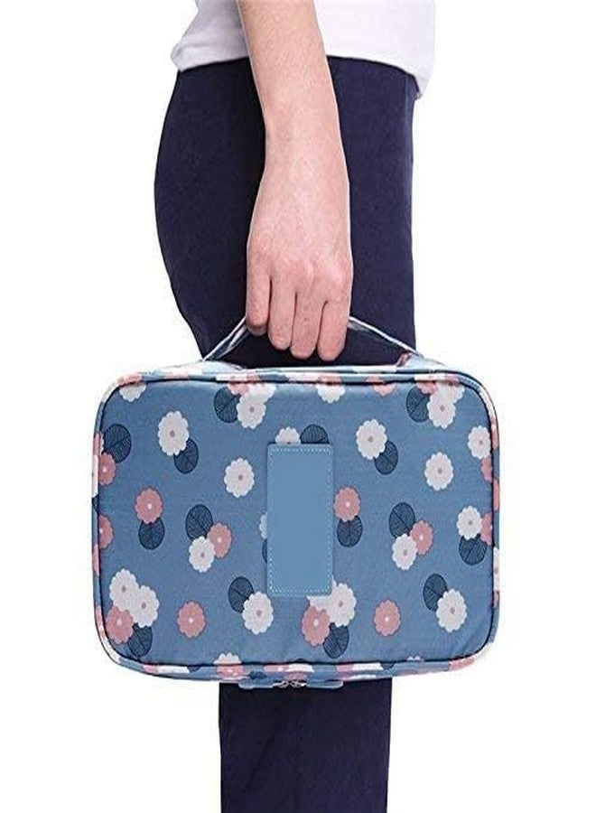 FosCadit Portable Cosmetic, Makeup, Lingerie Toiletry Travel Innerwear Bag Underwear, Bra, Socks, Panties Storage Pouch Bagganizer (Multicolor) - Image 2